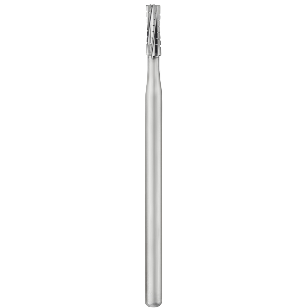 SS White Carbide Bur - Straight - Flat End - Crosscut