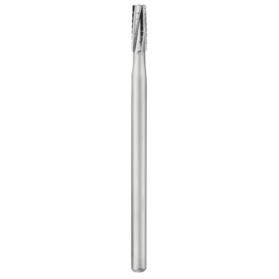 SS White Carbide Bur - Straight - Flat End - Crosscut