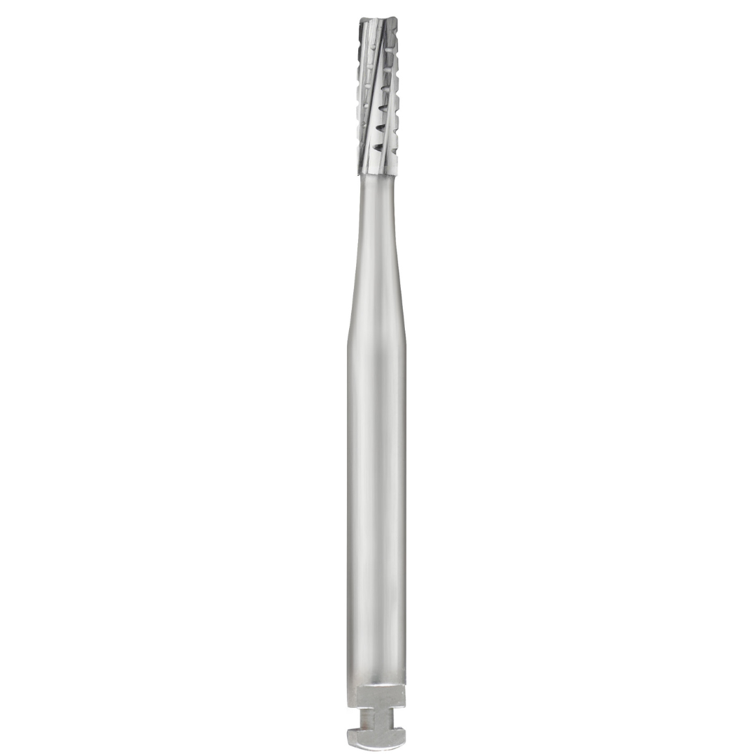 SS White Carbide Bur - Straight - Flat End - Crosscut