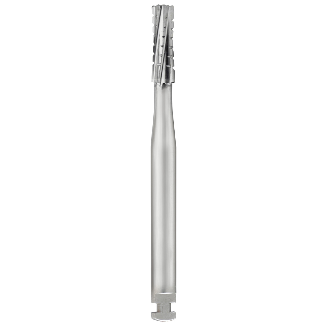 SS White Carbide Bur - Straight - Flat End - Crosscut