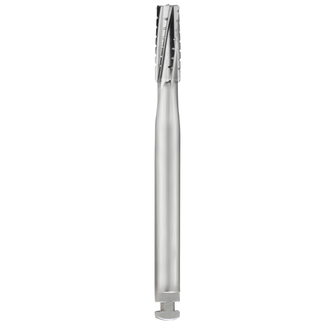 SS White Carbide Bur - Straight - Flat End - Crosscut